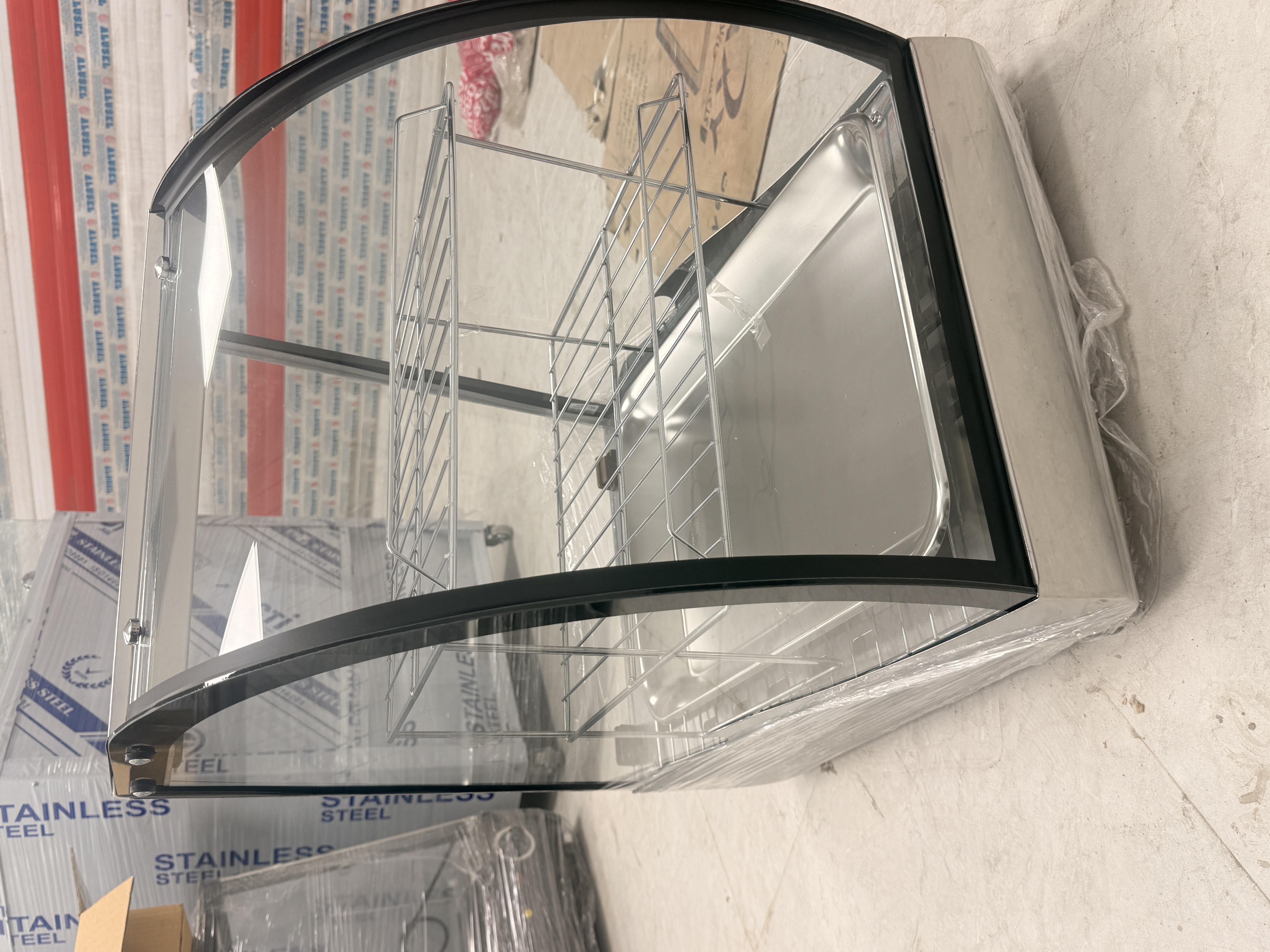 گرم کن تک سینی طبقه دار استیل با سینی