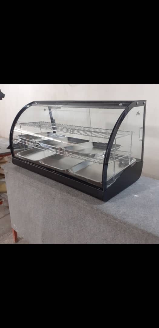 گرم کن طبقه دار سه سینی رنگی با سینی